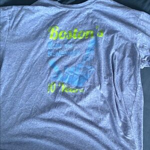 Light blue T-Shirt Boston Marathon “Run to remember” 10 year anniversary 2023